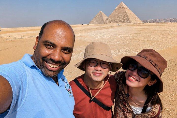 Private VIP Giza Pyramids, Sphinx & Saqqara & Camel Ride &Guide