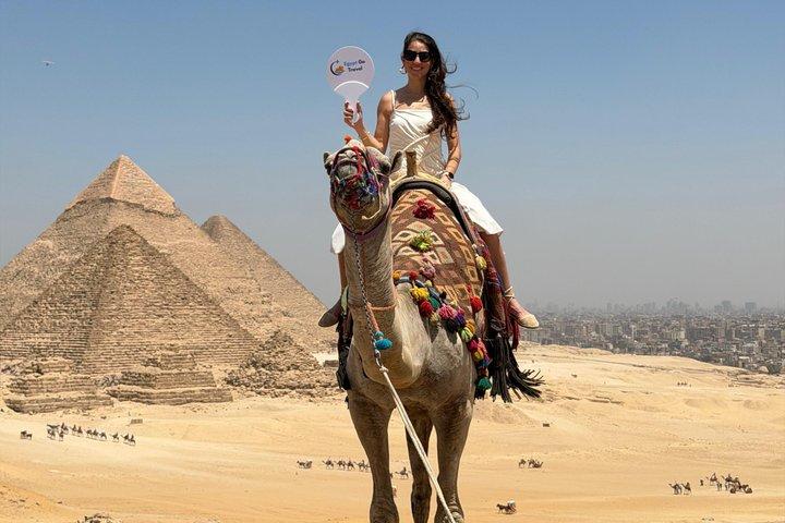 VIP Giza Pyramids:Camel Ride,Horse Jumping,Lunch & Shopping