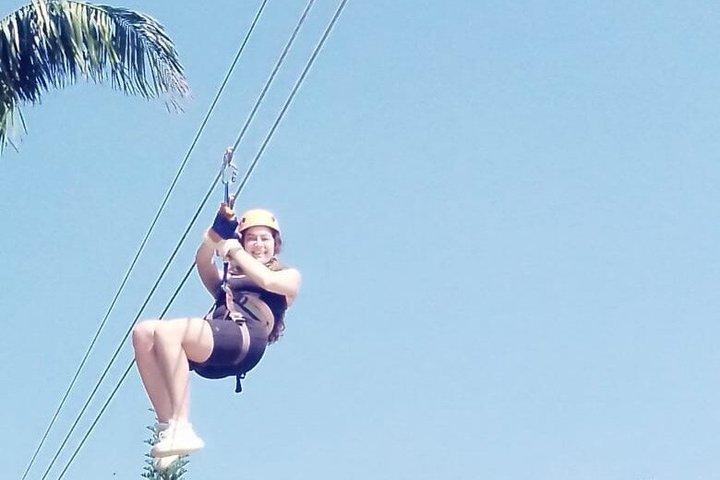 Zipline and horseback ridding Adventure in Punta Cana with Stops