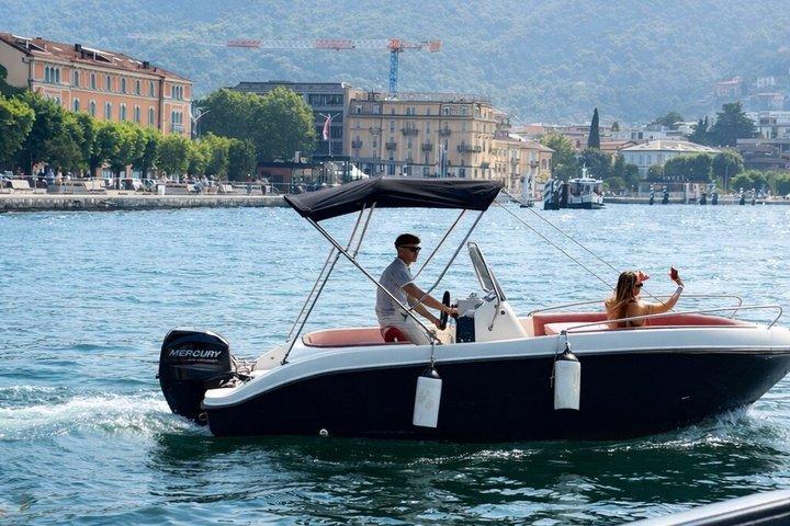 Self Drive Boat Rental on Lake Como No License Needed