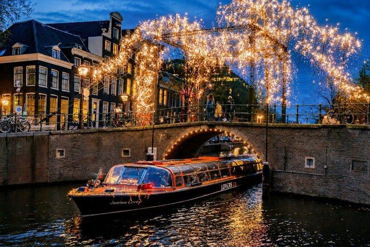 Amsterdam Light Festival Heated Boat Cruise with Optional Drinks