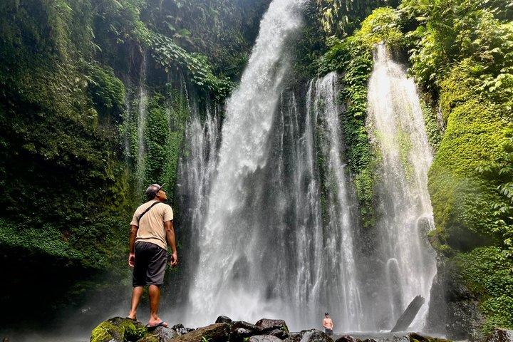 Sendang Gile & Tiu Kelep Waterfall, Rice Terrace & Selong Hill