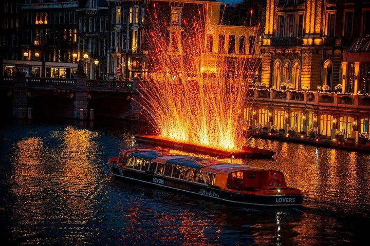 Amsterdam Light Festival Heated Boat Cruise with Optional Drinks