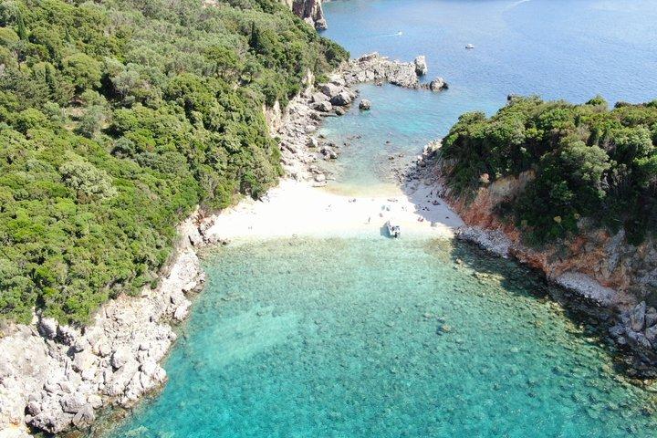 Corfu Paleokastritsa 1hr tour Sea Caves Paradise Stelari beach