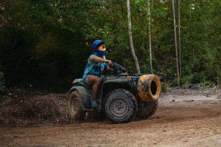 Cancun ATV, 4 Ziplines, Lunch, Transportation & Tequila Tasting