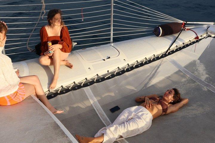 Sunset Catamaran Cruise on Oahu's North Shore