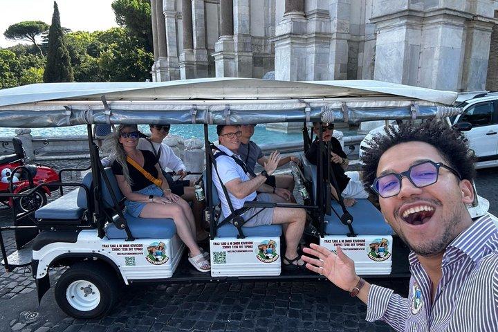 Rome in Golf Cart Trastevere and Jewish Ghetto
