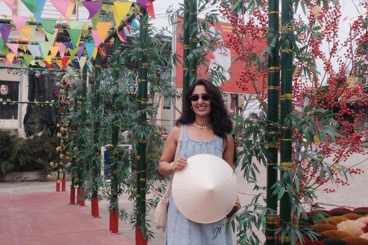 Hanoi Ao Dai Photoshoot Incense Village and Train Street