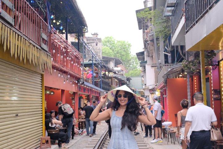 Hanoi Ao Dai Photoshoot Incense Village and Train Street