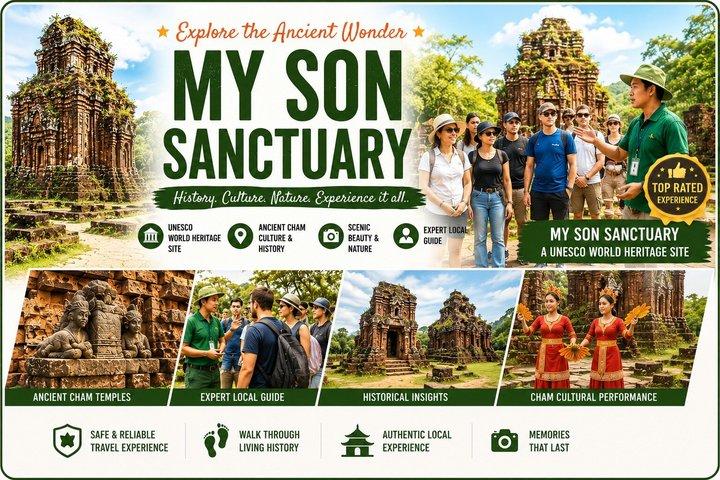 My Son Sanctuary Tour from Da Nang/Hoi An – Private & Group