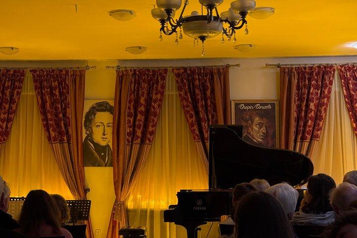 Chopin Piano Concert at Chopin Gallery with a Glass of Wine