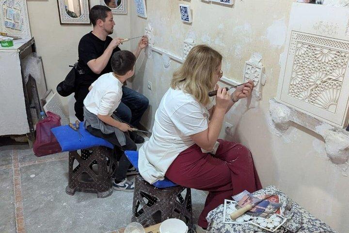 Marrakech 2 Hours Master Craftsman Plaster Carving Workshop