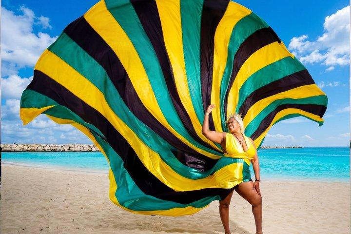 Flying Dress Photoshoot in Montego Bay