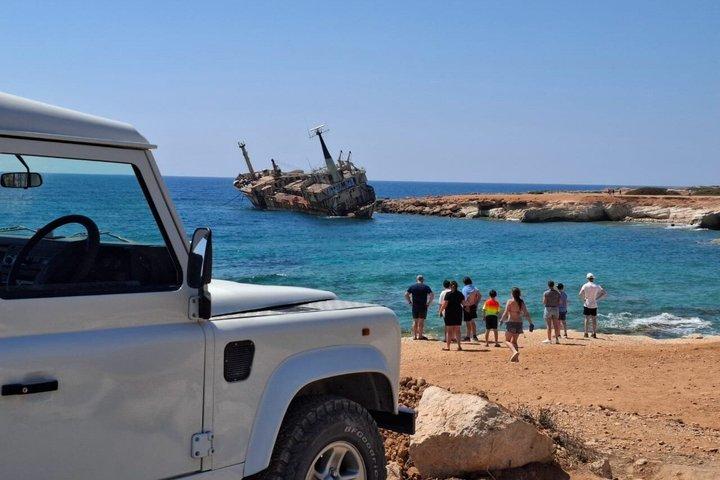 Wheels and Waves Akamas Jeep Safari with Cruise to Blue Lagoon