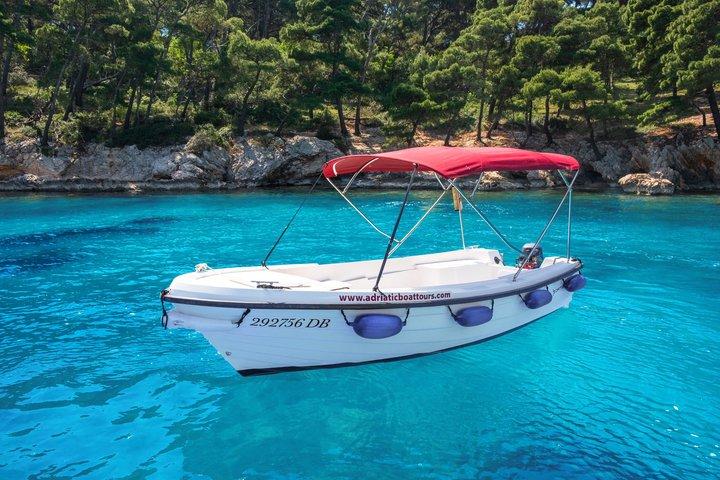 Rent a small boat without skipper - explore the islands and find hidden caves