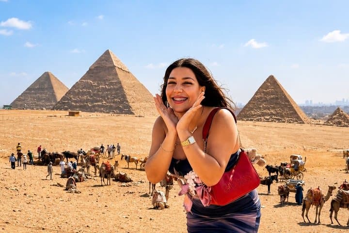 Luxury All inclusive Giza Pyramids,Sphinx, Camel, inside Pyramids