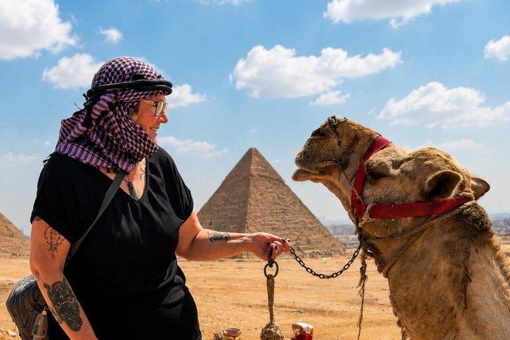 Top private Giza Pyramids,Sphinx, Camel, inside Pyramids