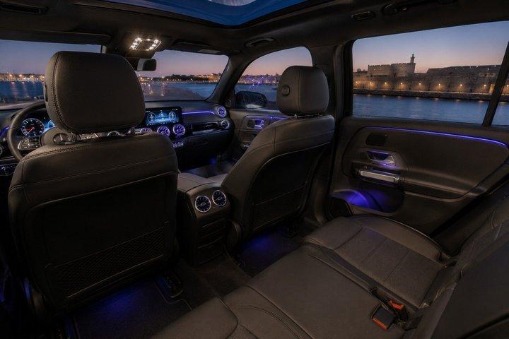 Rhodes Luxury Lindos Tour for Cruise Travelers in Mercedes GLB