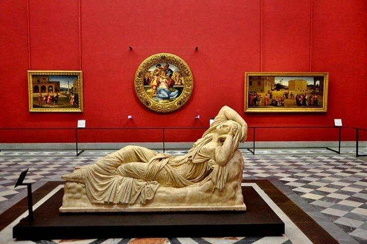 Combo: Accademia + walking + Uffizi Galleries Guided Tour