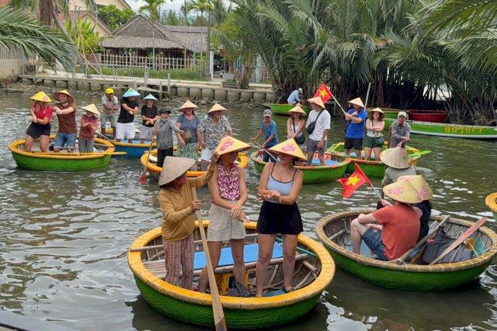 Hoi An Coconut Basket Boat Ride and Fishing Experience
