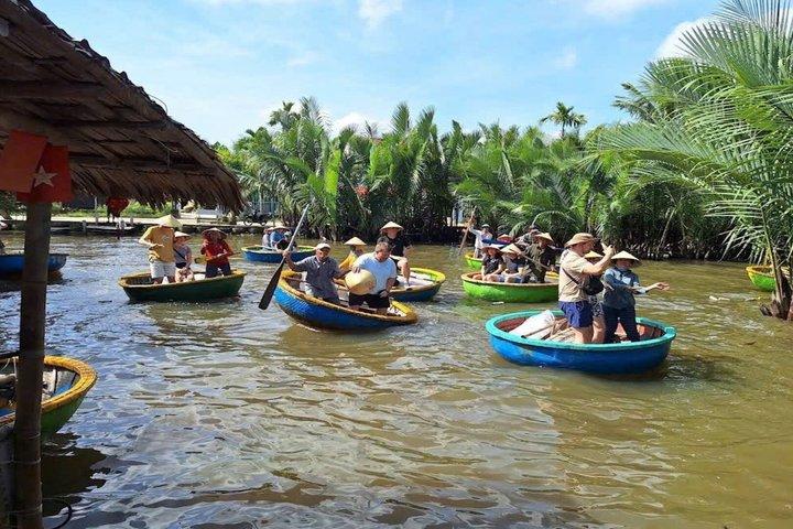 Hoi An Coconut Basket Boat Ride and Fishing Experience