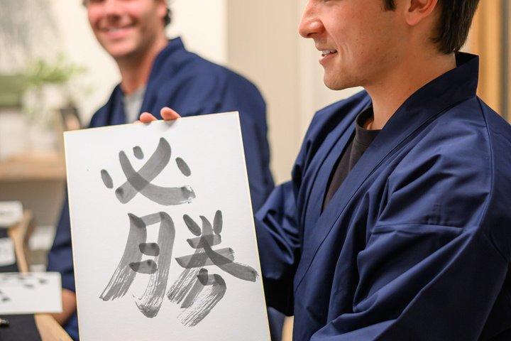 Private Japanese Calligraphy near Arima Onsen