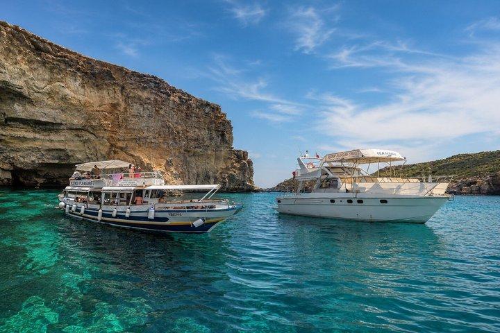 Half day Cruise - Comino, Gozo, Blue & Crystal Lagoon, and Caves
