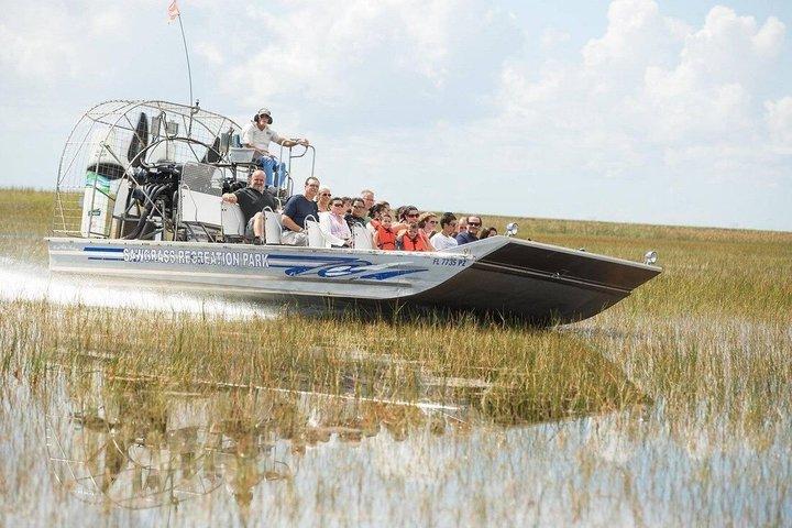 Miami Everglades Roofless Airboat Adventure with Hotel Pickup