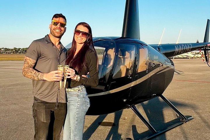 Miami Private Helicopter Flight with Champagne