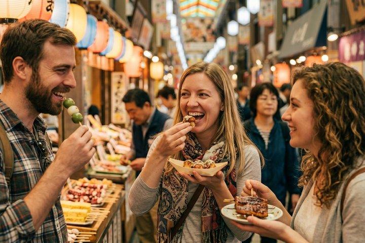 Kyoto Nishiki Market & Gion Food Tour with Licensed Guide