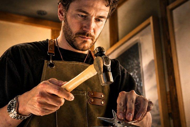 Kyoto Make a Metal Shuriken in a Real Ninja House