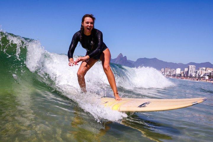 Surf Lessons in Rio: Authentic Arpoador Beach Surf Experience