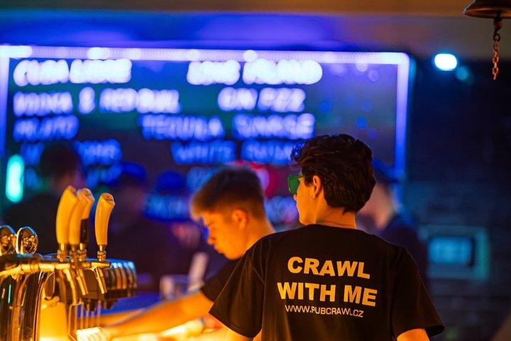 Prague Pub Crawl with Unlimited Drinks & 5 Story Club Entry
