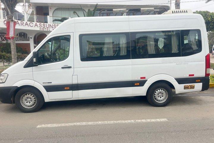 Tourist Transport Ticket from Paracas to Huacachina
