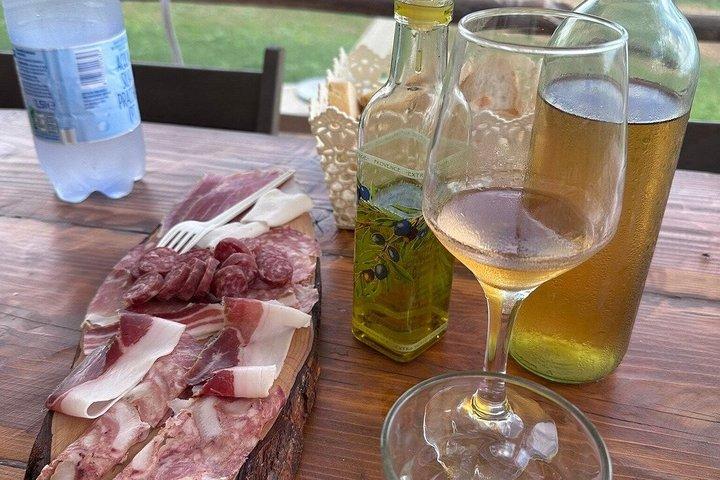 Montepulciano: Cinta Senese Farm Tour, Food Tasting & wine