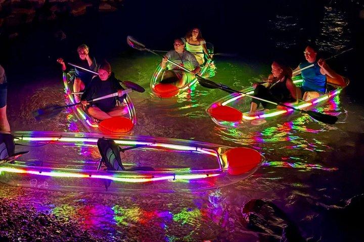 Glowing Sunset Kayak Tour with LED lights in Split