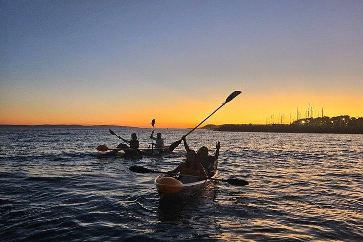 Glowing Sunset Kayak Tour with LED lights in Split