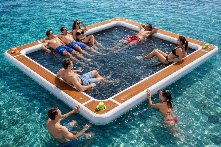 Luxury Yacht Cruise + 2 free Jet Skis | + Sea Pool | Boat Charter