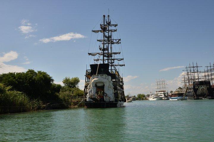 Side Boat Tour Manavgat River Cruise or Dolphin Island With Lunch