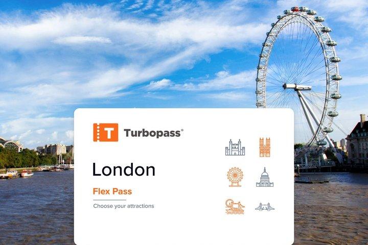 London Flex Pass with London Eye, Tower, Bus and Thames Cruise
