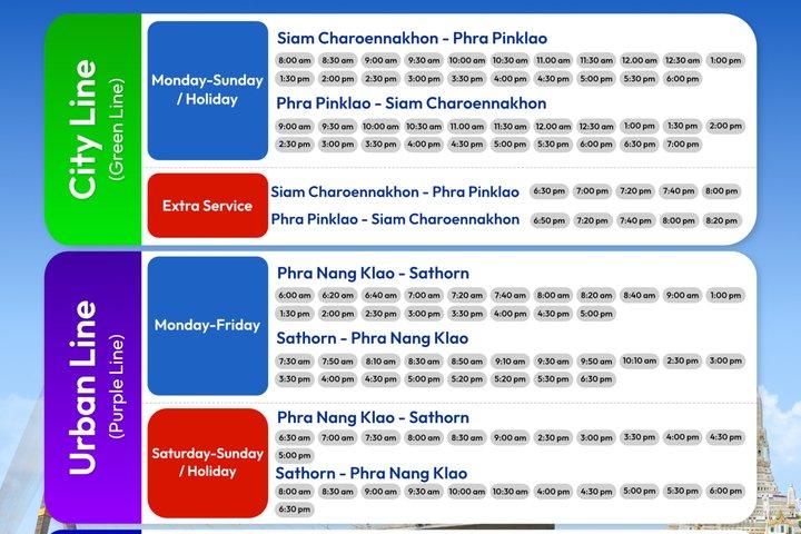 Bangkok: 1-Day Unlimited Chao Phraya River Boat and Bus Pass