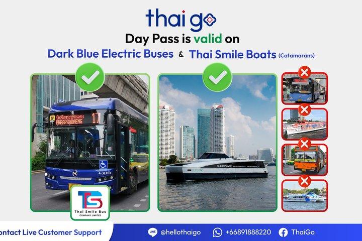 Bangkok: 1-Day Unlimited Chao Phraya River Boat and Bus Pass