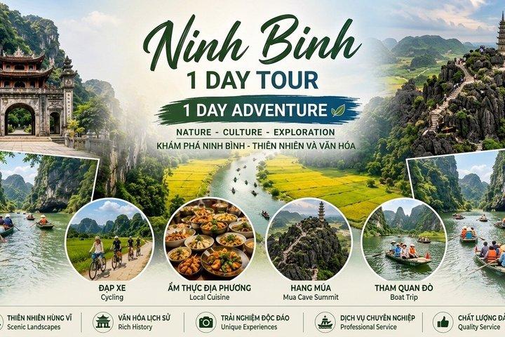 Private/Group Ninh Binh: Hoa Lu, Trang An, Mua Cave from Hanoi