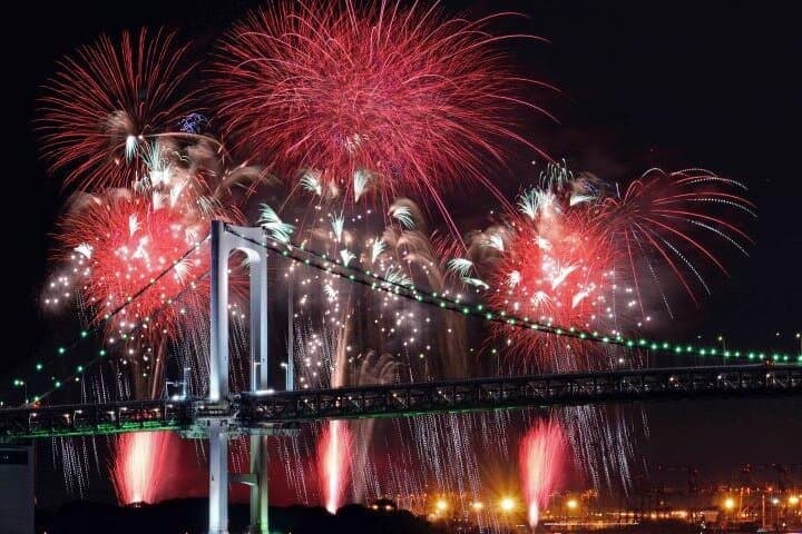 Tokyo: Koto Fireworks Festival on Japanese traditional Houseboat
