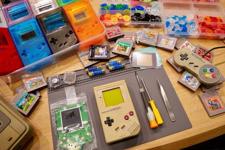 Game Boy Mod Workshop in Akihabara, Tokyo