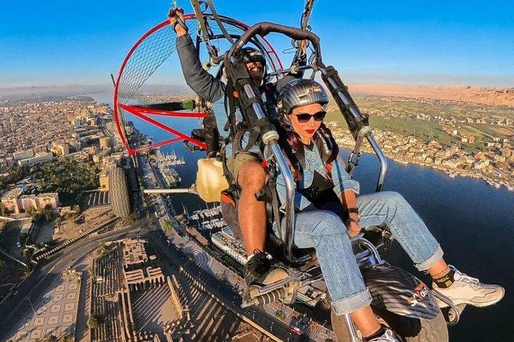 Sunrise & Sunset Paramotor Flight Experience in Luxor