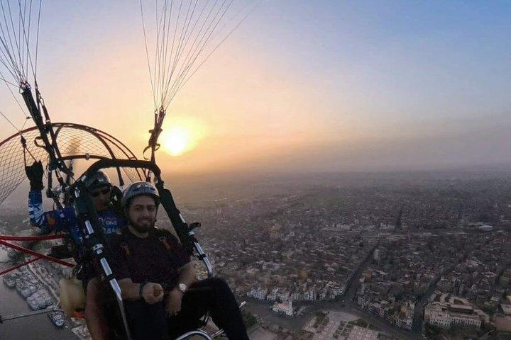 Sunrise & Sunset Paramotor Flight Experience in Luxor