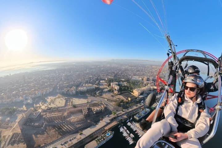 Sunrise & Sunset Paramotor Flight Experience in Luxor