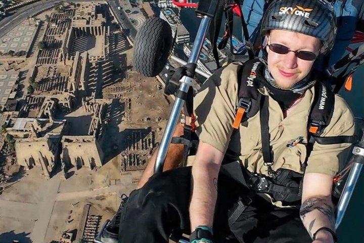 Sunrise & Sunset Paramotor Flight Experience in Luxor