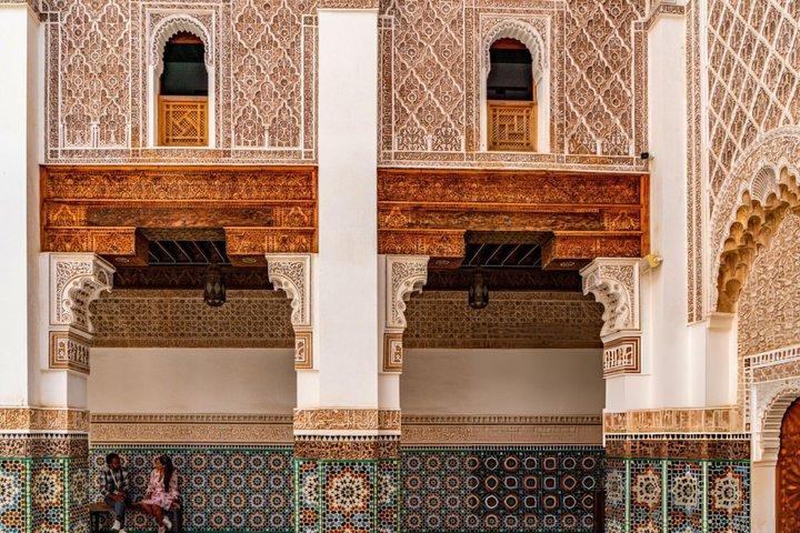 Marrakech : Medressa Ben Youssef with secret garden & the souks